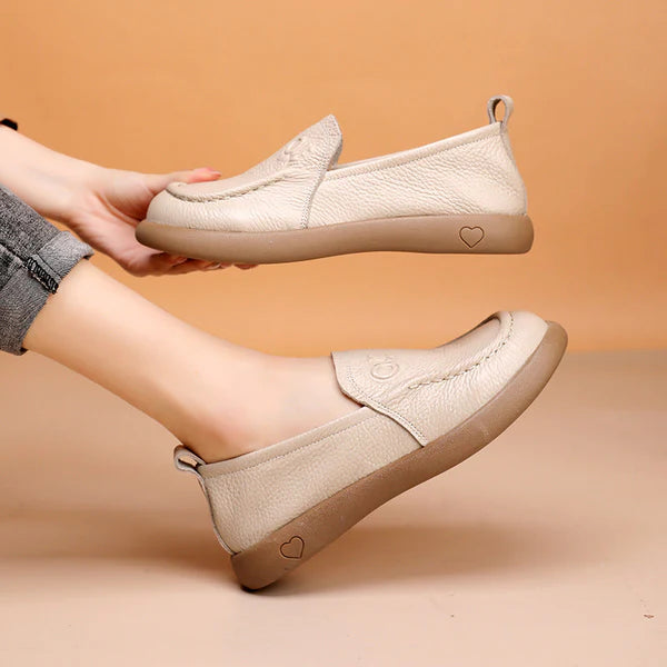 🐂Zapatos de piel punta redonda