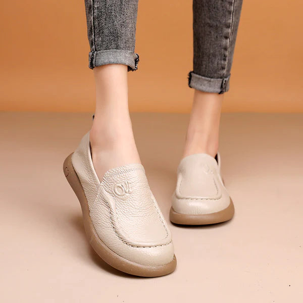 🐂Zapatos de piel punta redonda