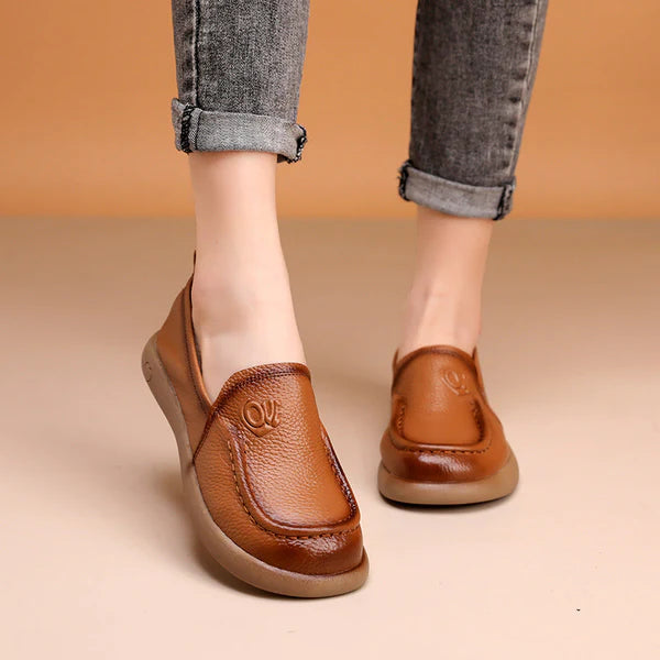 🐂Zapatos de piel punta redonda