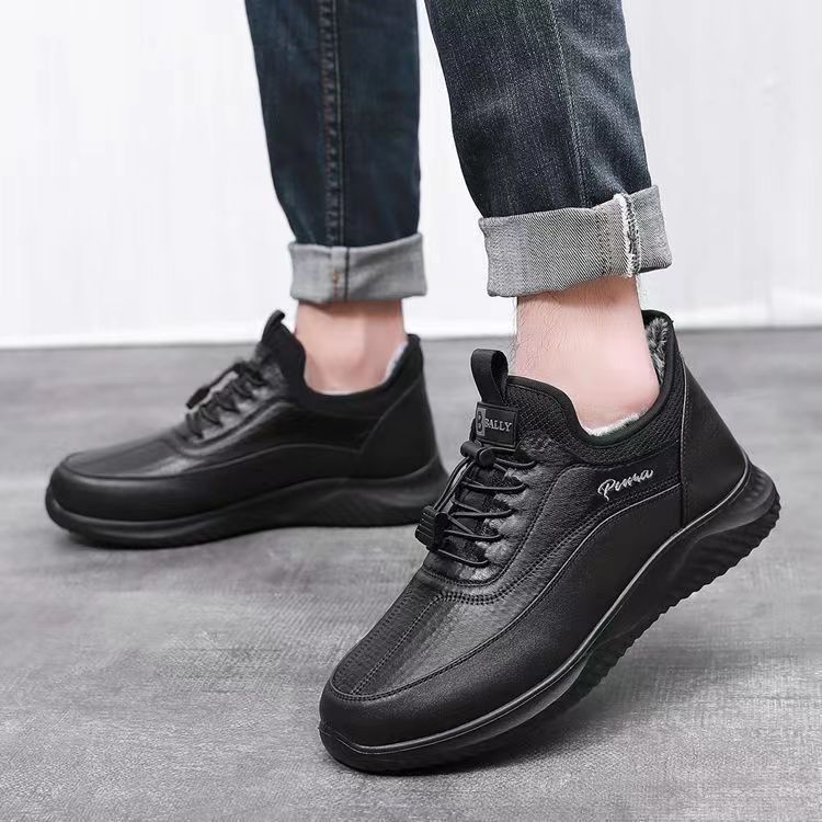 Zapatos de invierno sin cordones para hombre