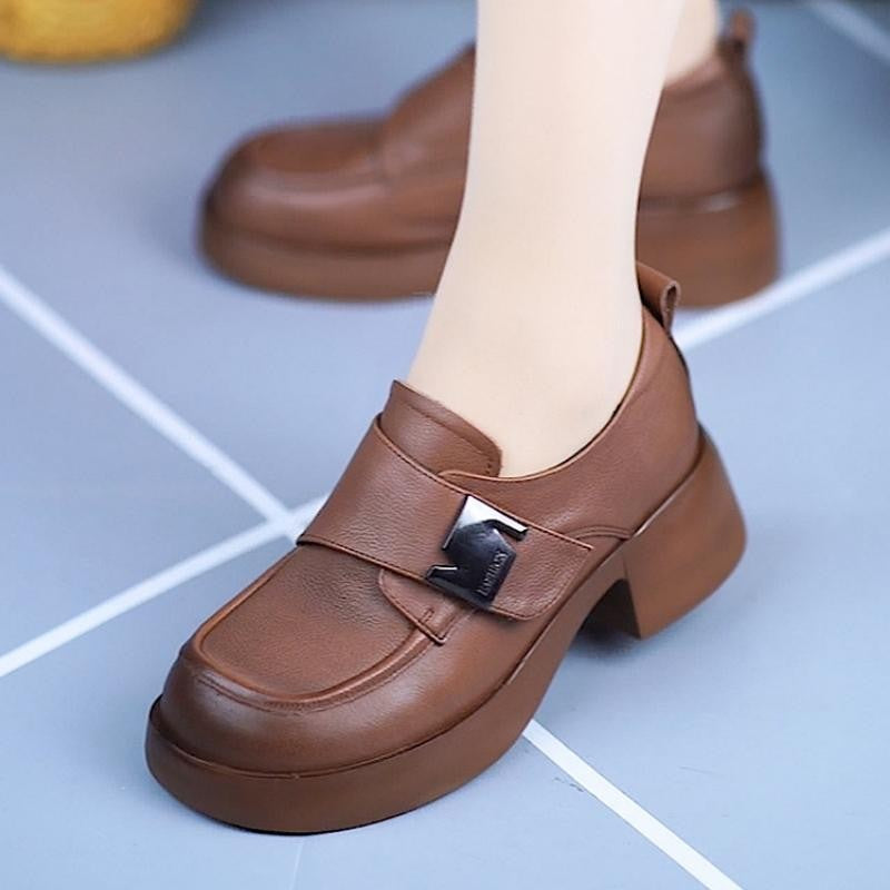 Zapatos de cuero estilo británico