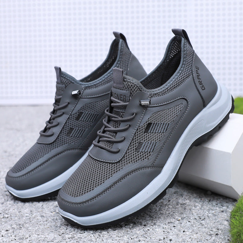 Zapatos casuales transpirables de malla para hombre