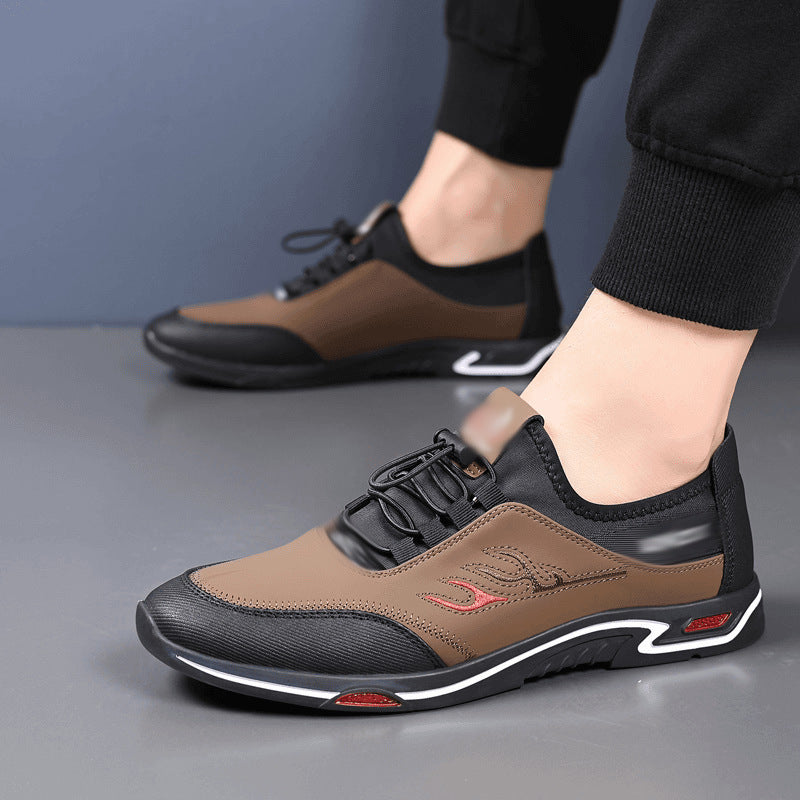 Zapatillas de cuero para hombre