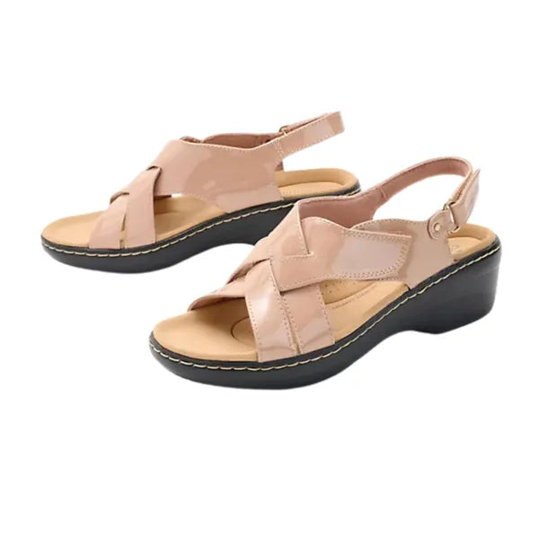 Sandalias planas ortopédicas cómodas para mujer