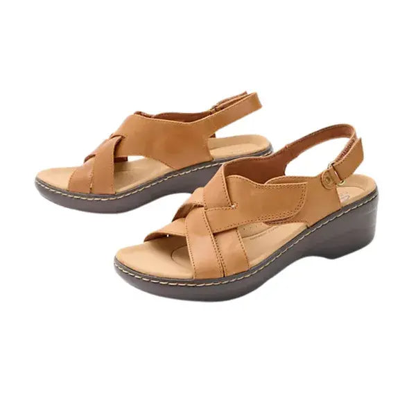 Sandalias planas ortopédicas cómodas para mujer