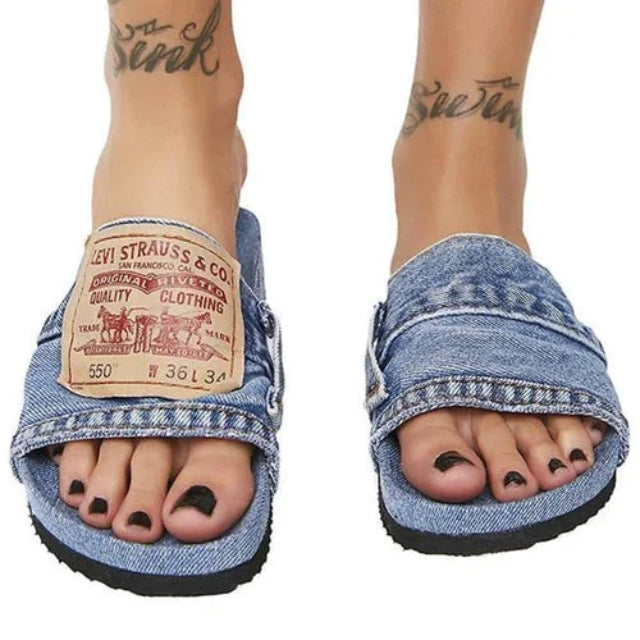 šOFERTA DE VERANO 2024 - 49% DE DESCUENTOš„ Chanclas de mezclilla