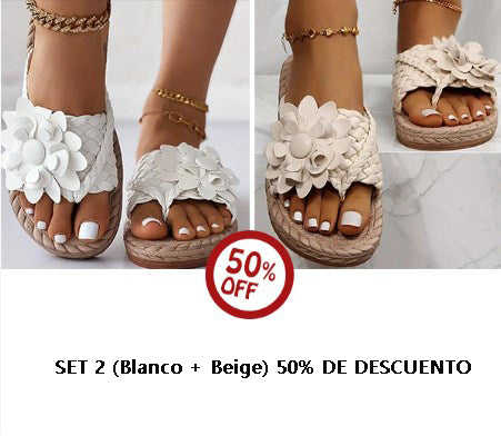 🔥Último día 50% de descuento 🔥Zapatillas ortopédicas de flores