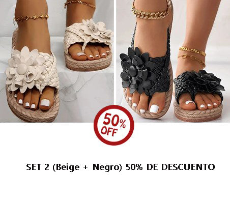 🔥Último día 50% de descuento 🔥Zapatillas ortopédicas de flores