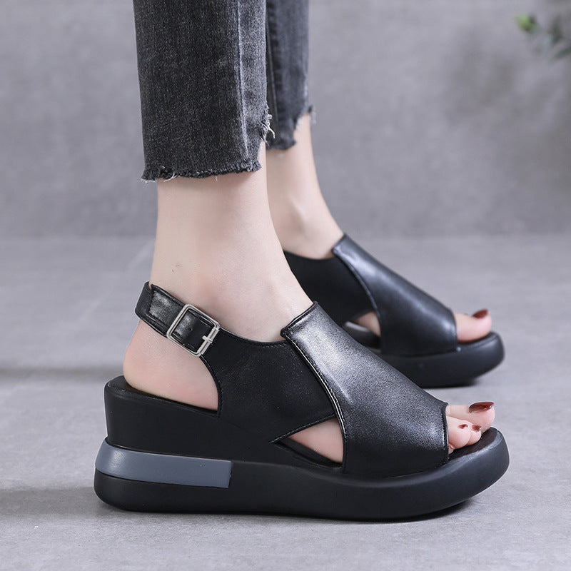 Sandalias ortopédicas de cuero