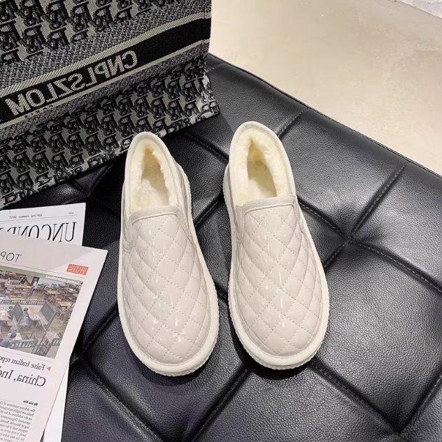 Zapatos de algodón de piel femenina (delgados, reticulados)