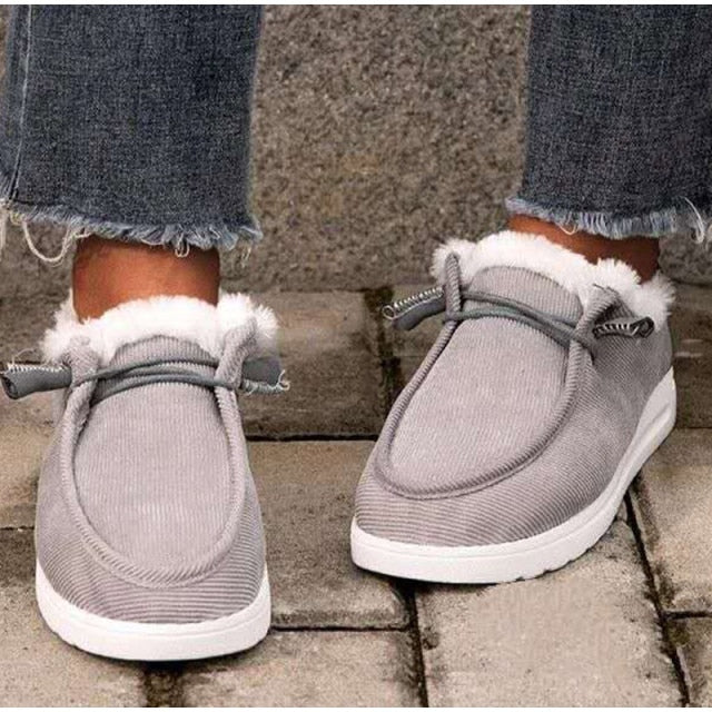 Zapatos forrados en 100% lana.