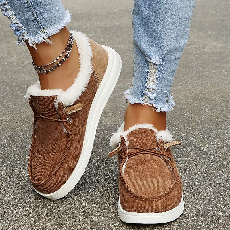 Zapatos forrados en 100% lana.