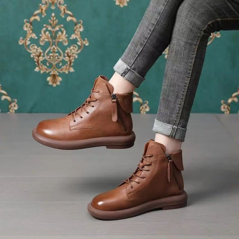 Botas Martin vintage de piel suave