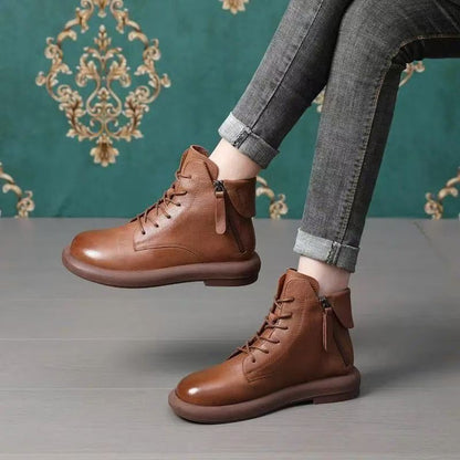 Botas Martin vintage de piel suave
