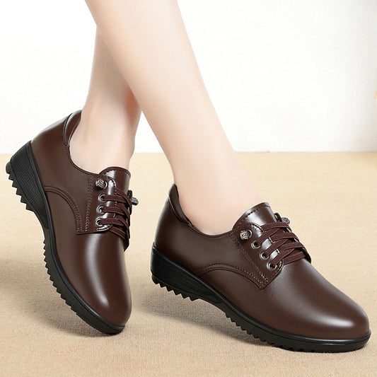 Zapatos de cuero con cordones estilo británico