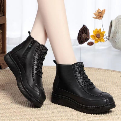 Botas antideslizantes de piel auténtica