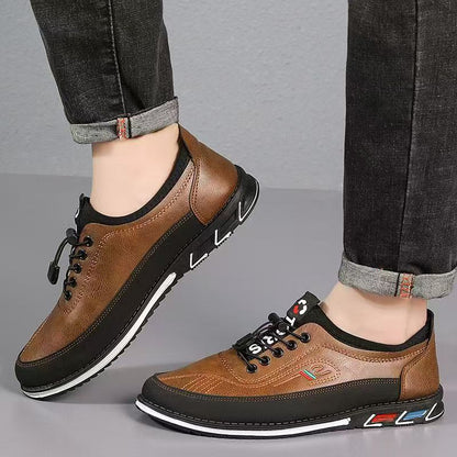 Zapatos casuales de piel (tallas grandes)