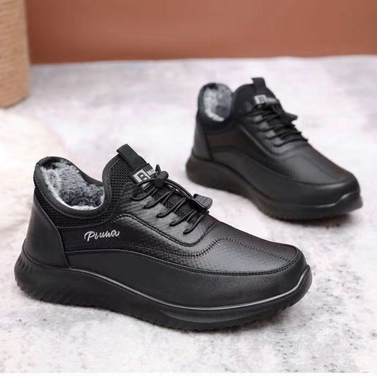 Zapatos de invierno sin cordones para hombre