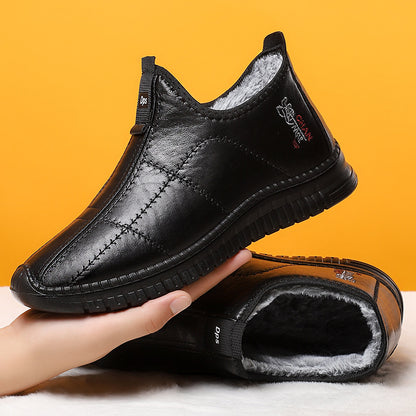 zapatos de papá de lana de invierno