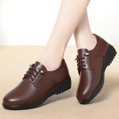 Zapatos de cuero con cordones estilo británico