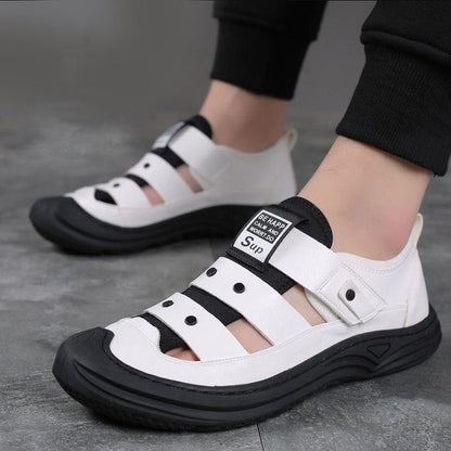 Sandalias casuales de punta cerrada para hombre