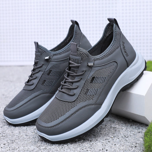 Zapatos casuales transpirables de malla para hombre