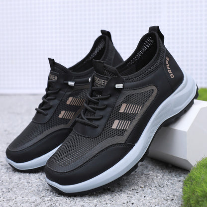 Zapatos casuales transpirables de malla para hombre