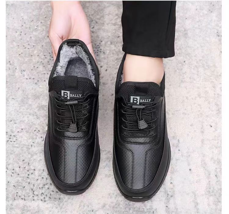 Zapatos de invierno sin cordones para hombre