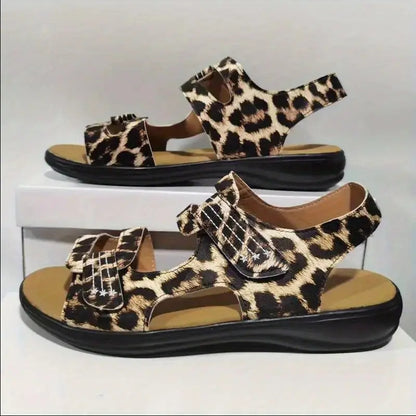 sandalias planas retro mujer