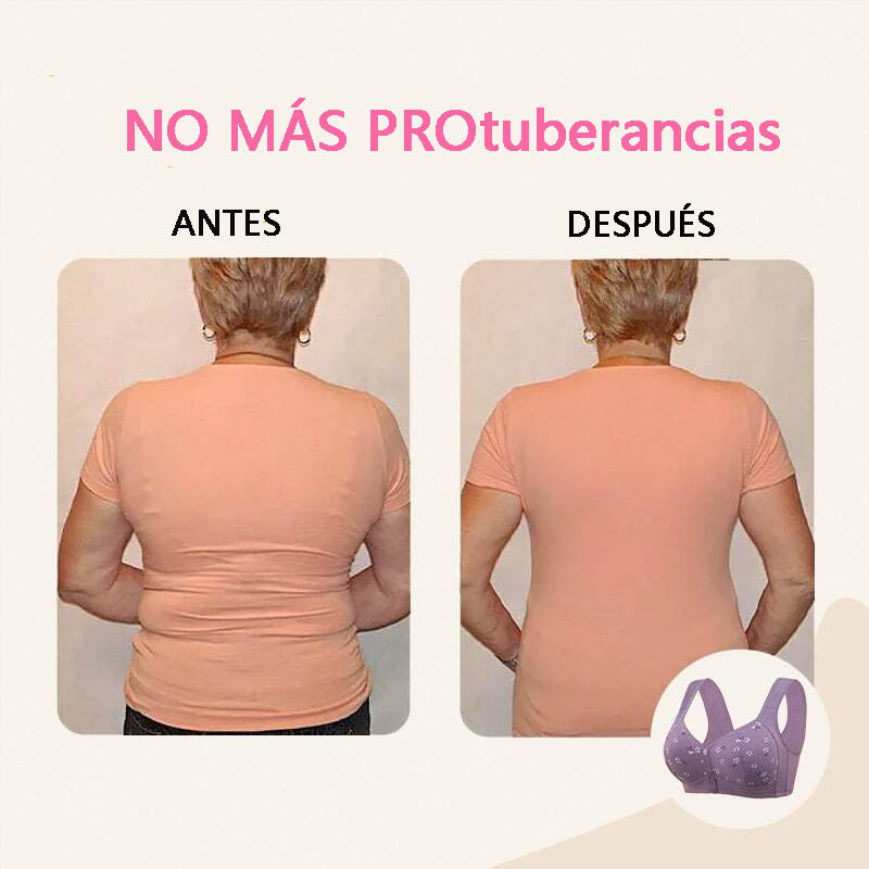 🔥Oferta del último día con 80 % de descuento: sujetador cómodo y práctico con botones delanteros