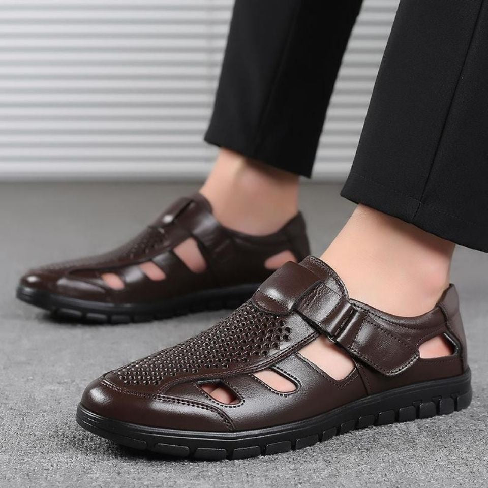 Sandalias de cocodrilo para hombre