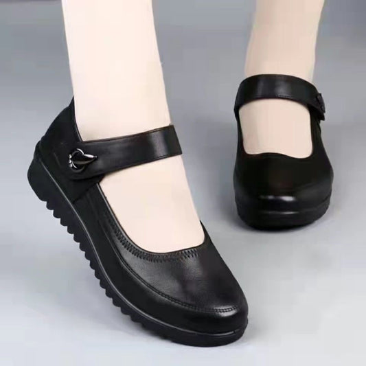 Zapatos cómodos de suela suave para madres de primavera y otoño