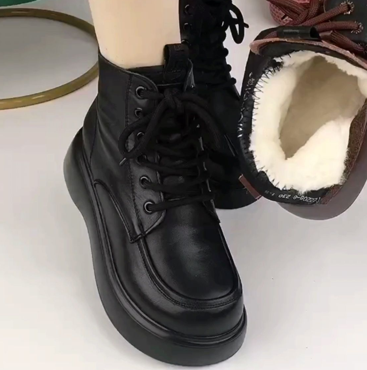 Botas de nieve de lana de invierno