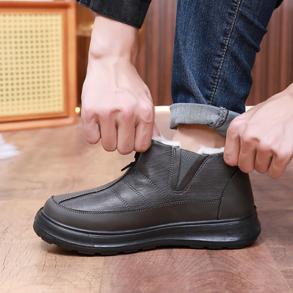 Nuevos zapatos de algodón para hombre de invierno.